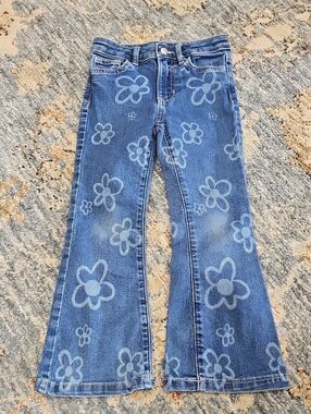jumping beans Blue Floral Print Flared Jeans